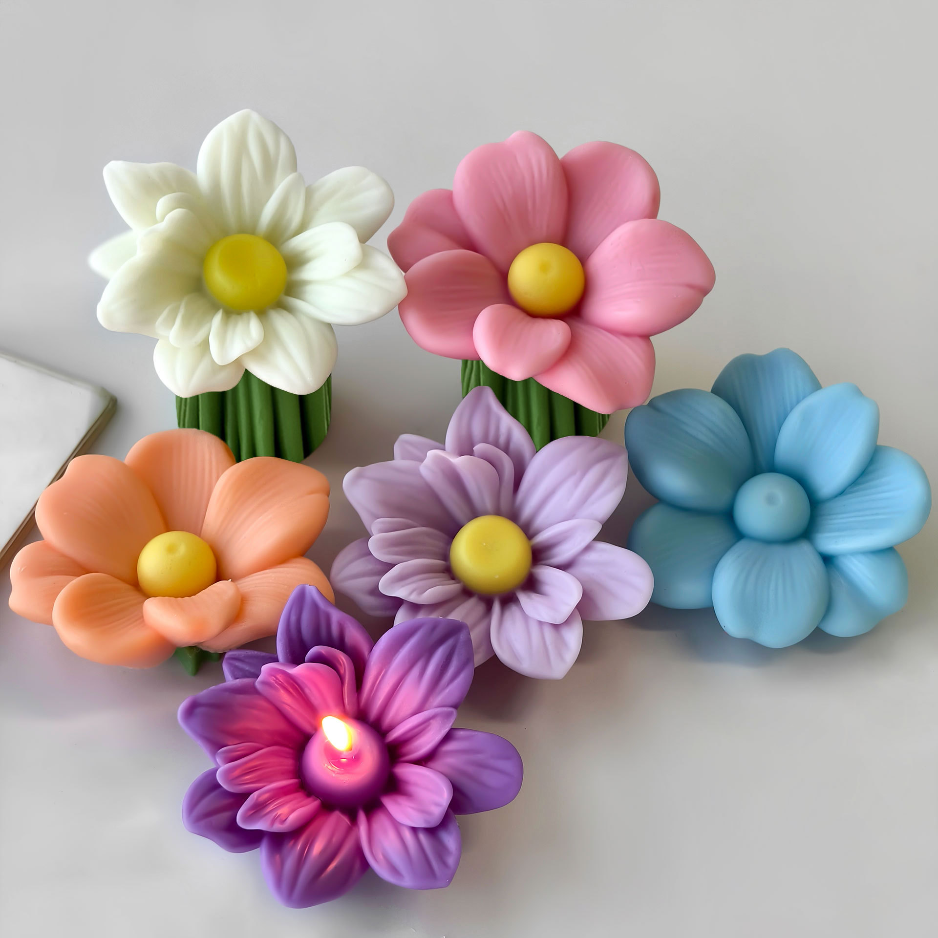 Soap Making Scents - DIY Blumen Aroma Kerze Silikonform handgemachte