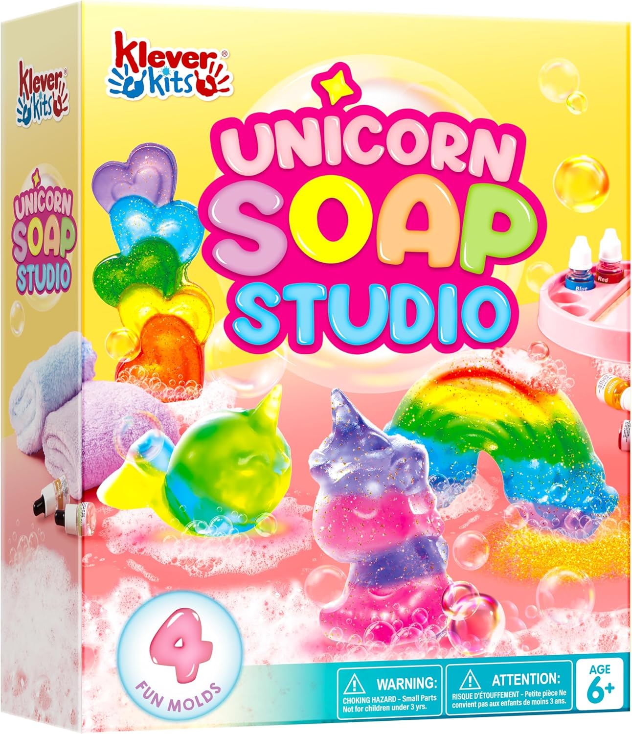 Soap Making Book For Beginners - JOYFY Einhorn-Seifenherstellungsset für Mädchen, Basteln, DIY-Projekt