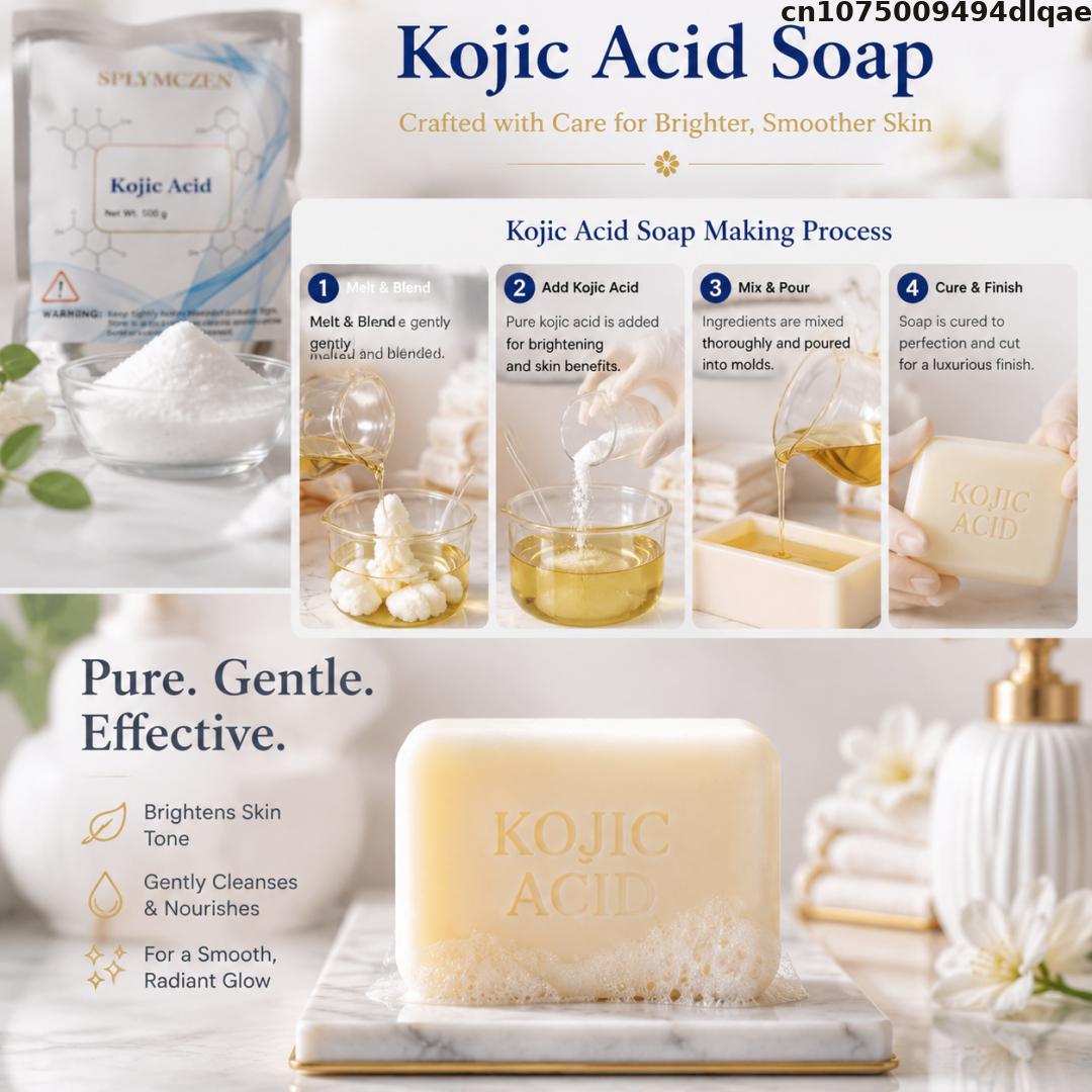 SPLYMCZEN Kojisäure-Kristalle  – Soap Making Acid Bewertung und Preis