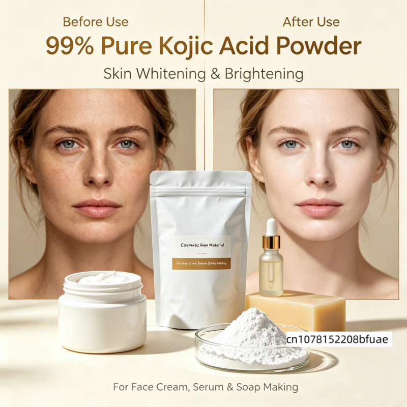 99% Reines Kojisäure-Pulver Ha – Soap Making Acid Bewertung und Preis