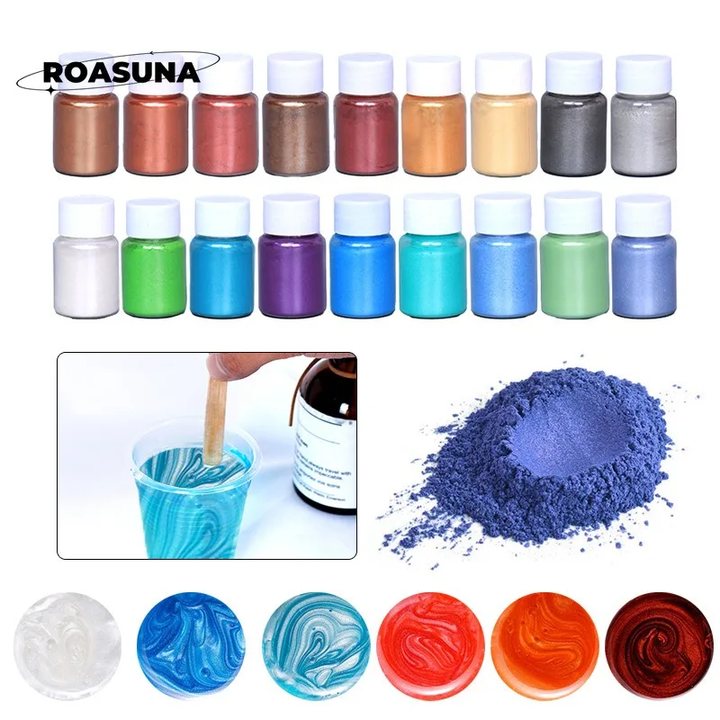 24 Farben Glimmerperlenpulver  – Oxide Pigment Soap Bewertung und Preis