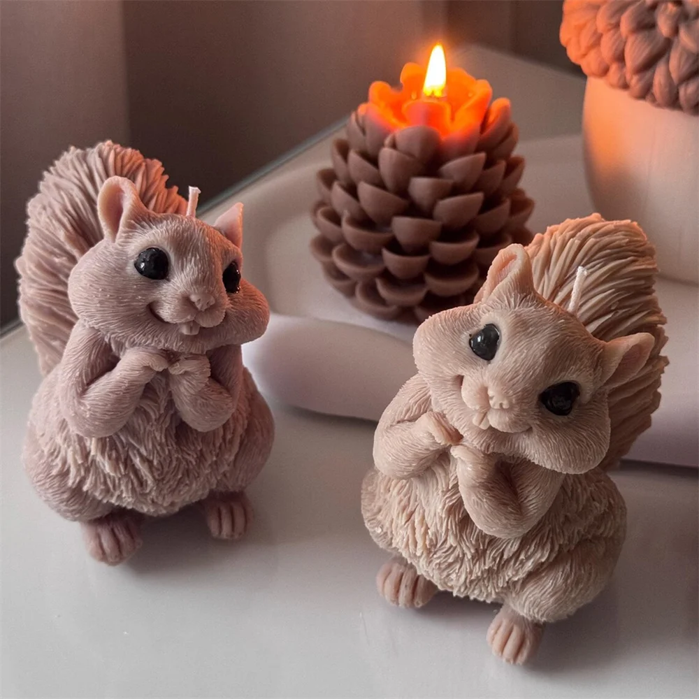 Niedliche Eichhörnchen-Kerzenf – Soap Making Scents Bewertung und Preis