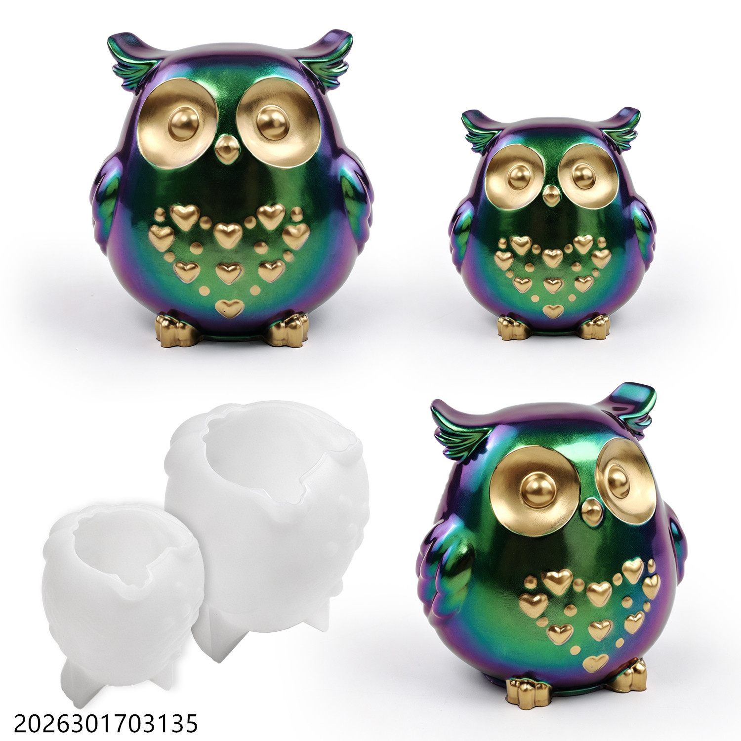 Eulen-Silikonform 3D Vogelform – Soap Making Scents Bewertung und Preis